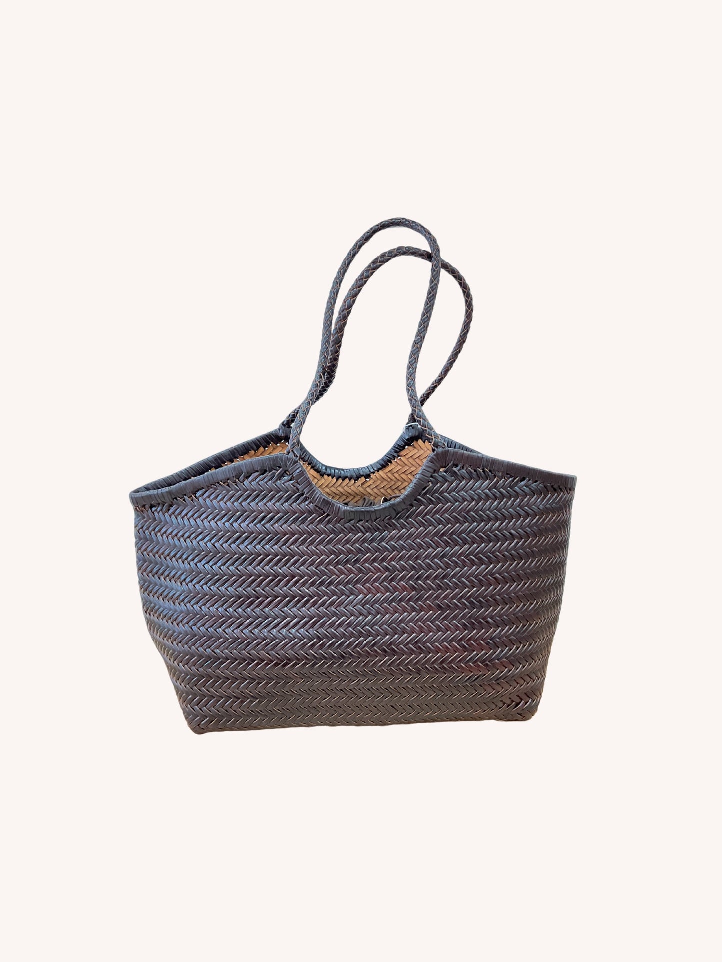 BOLSO PIEL TRENZADO