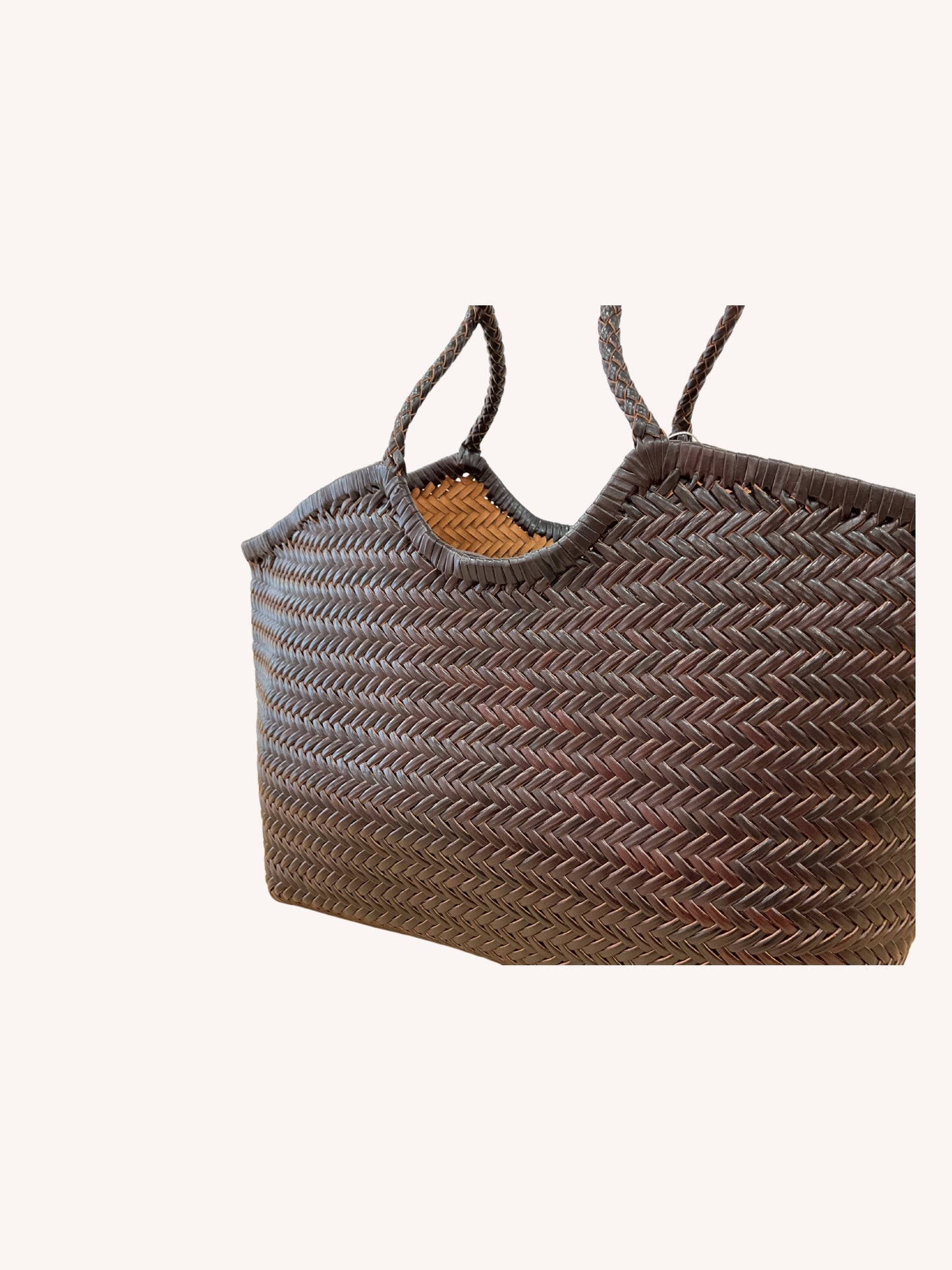 BOLSO PIEL TRENZADO